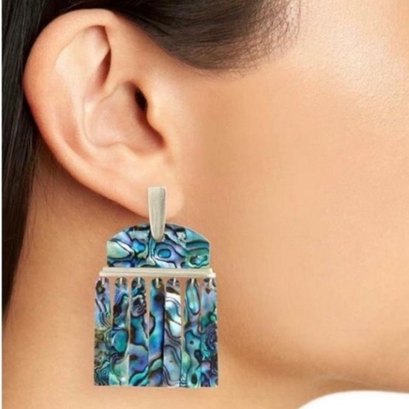 Kendra Scott Abalone Layne Earrings - Picture 7 of 8